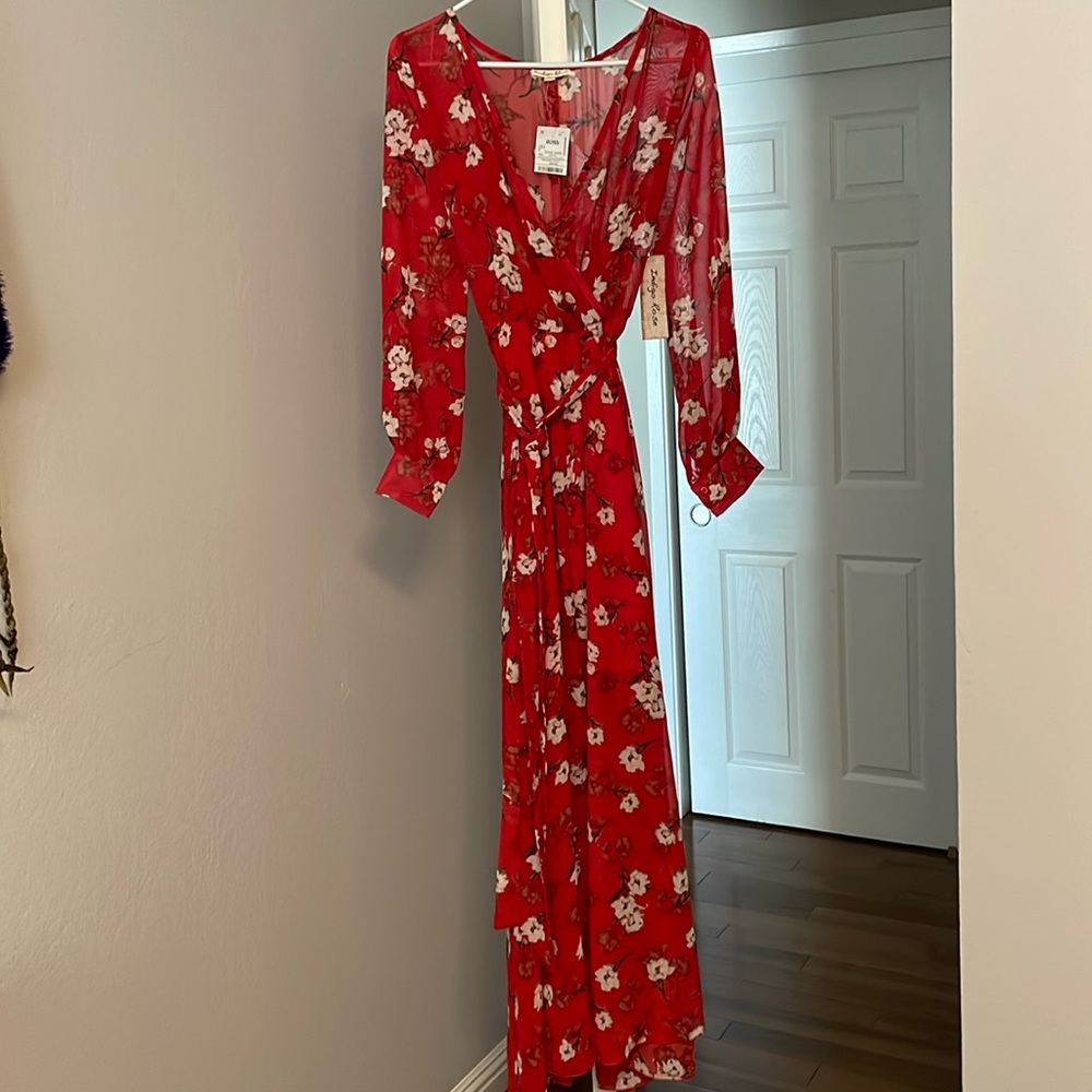 Indigo Rose- Beautiful Flowy Dress